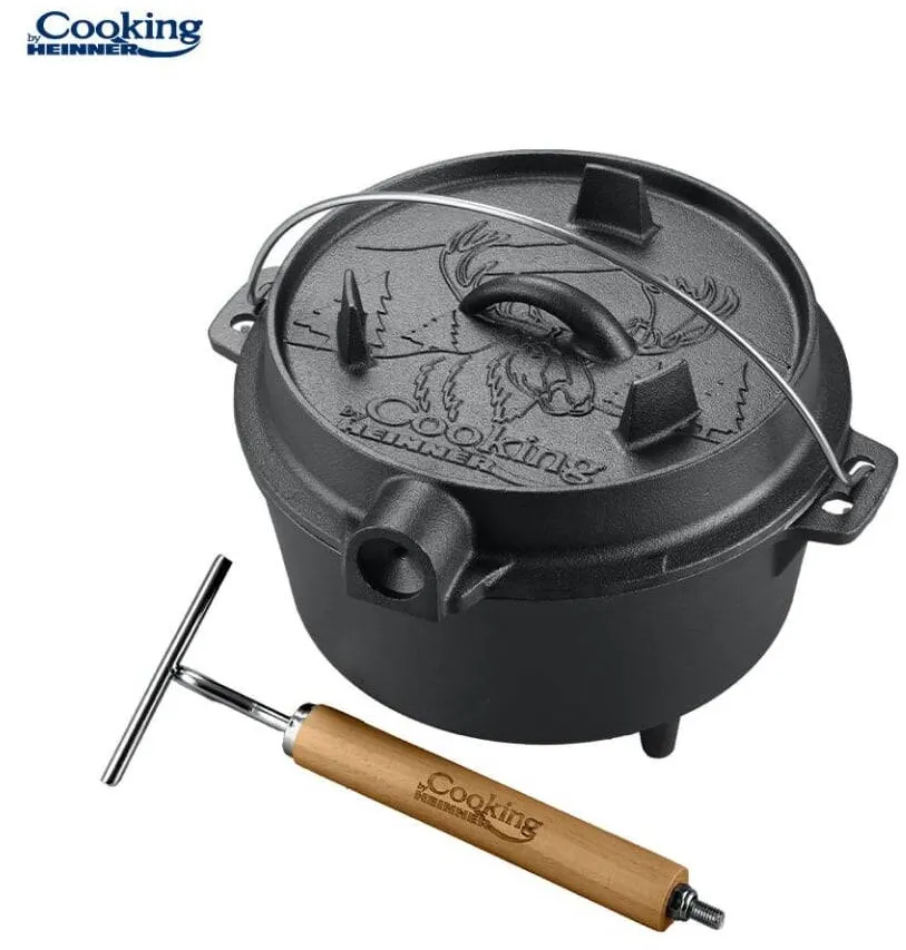 HEINNER Ceaun fonta pur+cap DIA29.5 CM,7L, nature