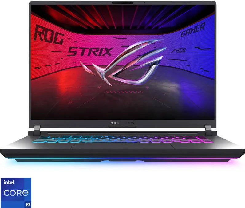 Laptop Asus Gaming 16'' ROG Strix G16 G615JPR, 2.5K 240Hz, Procesor Intel Core i9 14900HX (36M Cache, up to 5.80 GHz), 16GB DDR5, 1TB SSD, GeForce RTX 5070 8GB, No OS, Eclipse Gray
