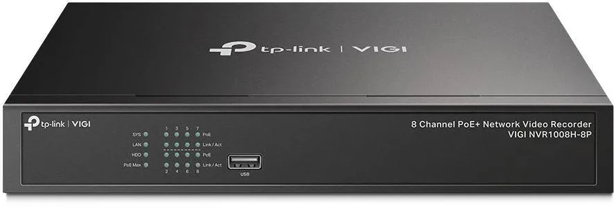 TP-Link TPL VIGI 8 CH POE+ NW VIDEO RECORDER