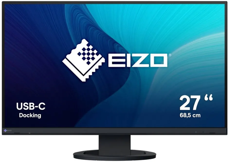 Monitor Eizo Monitor IPS LED EIZO 27" EV2720S-BK, WQHD 2560 x 1440, HDMI, DisplayPort, Boxe, Pivot Negru