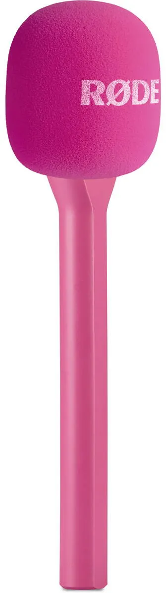 Microfon Rode Interview GO, microphone pink, adapter