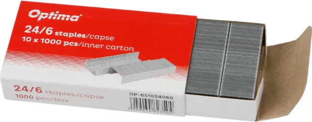 Capsat perfor caps OPTIMA Capse 24/6, 1000buc/cutie, Optima