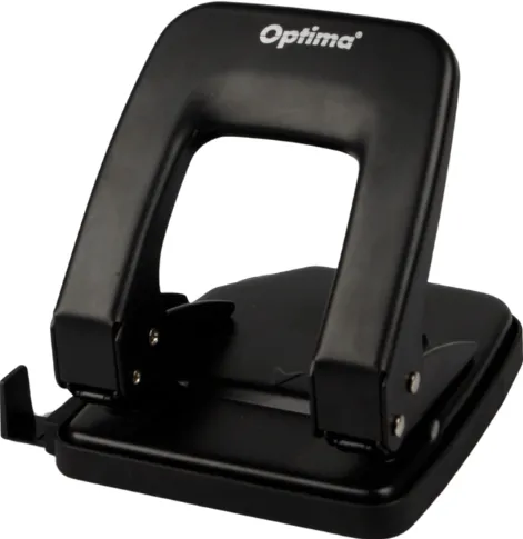 Capsat perfor caps OPTIMA Perforator metalic, 35 coli, Optima Classic MP35 - negru
