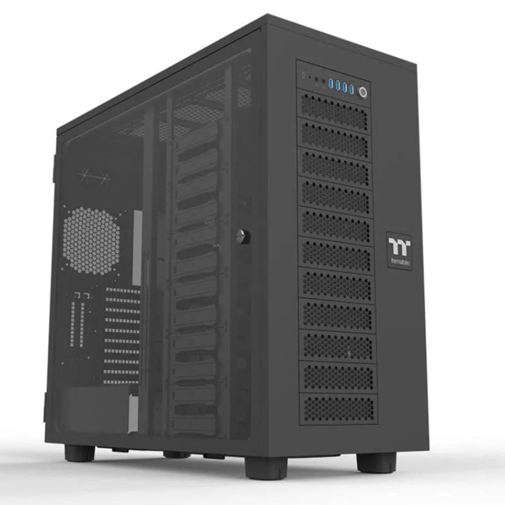 Carcasa PC Thermaltake Carcasa ATX Semi-tower Thermaltake CA-11B-00F1WN-00, dimensiuni 30x45cm, culoare neagra