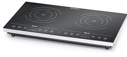 Plita ROMMELSBACHER Rommelsbacher double hotplate CT 3410 / IN (black / silver)