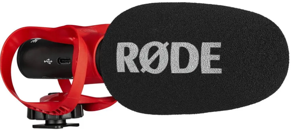 Microfon Rode Microphones Rode Microphones VideoMic GO II Helix, microphone (black/red)