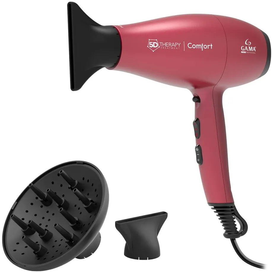 GA.MA GA.MA 5D Therapy Comfort Halogen hair dryer 2200 W Red