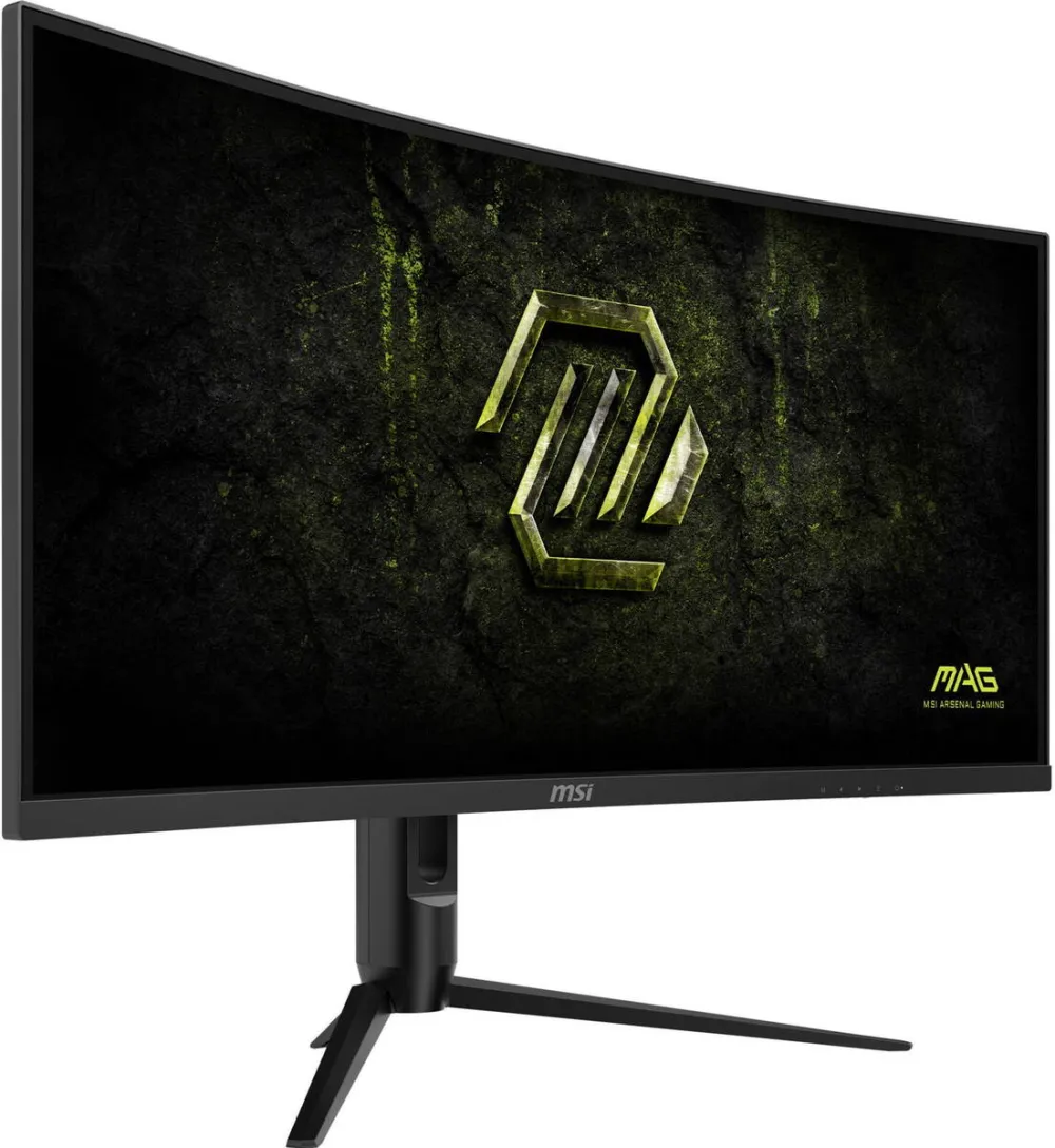 Monitor MSI MAG 342CQRFDE E20 (86.4 cm (34 inches), black, UWQHD, curved, HDMI, DP, FreeSync Premium, 200Hz panel)