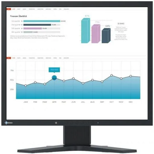 Monitor Eizo LED FlexScan S1934H-BK 19 inch SXGA IPS 14 ms 60 Hz