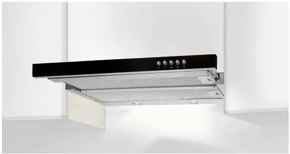 AKPO Hota WK-7 Light Glass 50 Built-in Inox, Black