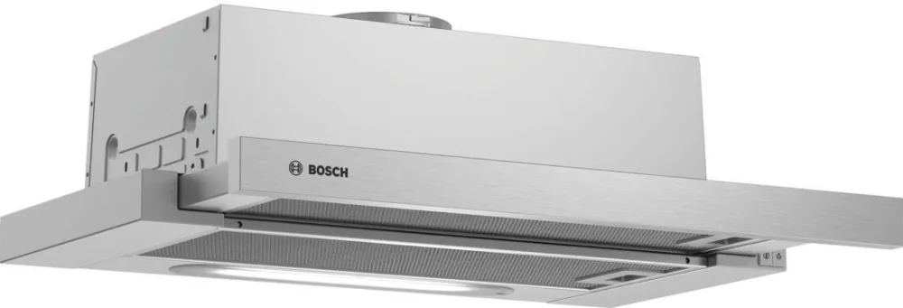 BOSCH Hota Serie 4 DFT63AC50 cooker 360 m3/h Semi built-in (pull out) Silver D