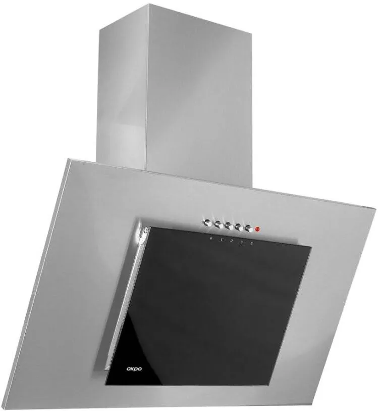 Hota de perete AKPO WK-4 Nero Eco 50 gri cu sticla neagra