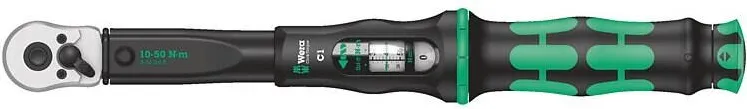WERA Cheie dinamometrica cu maner reversibil, 360mm, 10-50 Nm, 1/2", Wera Click-Torque C1
