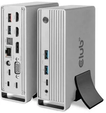 Docking Station CLUB 3D 4K Charging USB-C ->6xUSB3/DP/2xHDMI/VGA/LAN 120W