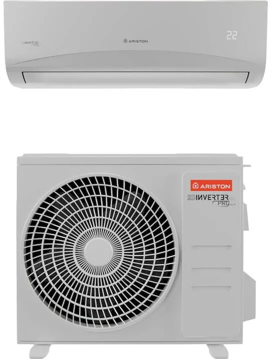 ARISTON Aparat de aer conditionat Ariston PRIOS 25 Wi-Fi, 9000 BTU, Clasa A++, Functie incalzire, 2D Inverter, Follow me, R32, Alb