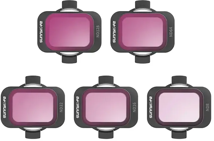 Sunnylife Set of 5 Filters Sunnylife ND 8/16/32/64/128 for DJI Avata 2