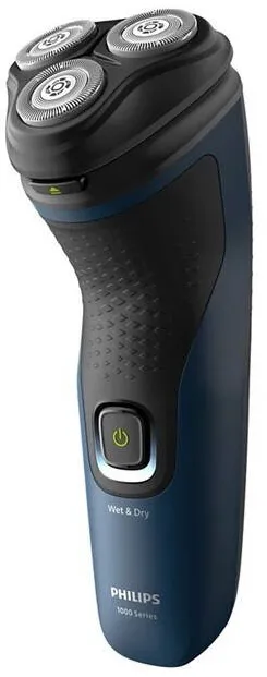 Aparat de ras rotativ Philips Shaver 1000 S1151/00 umed si uscat negru/albastru