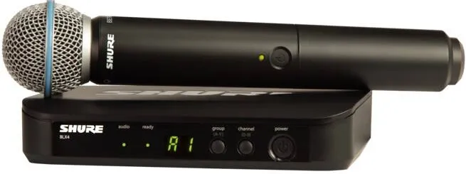 Microfon Shure Shure BLX24E/B58-H8E - wireless vocal system with Beta 58A microphone