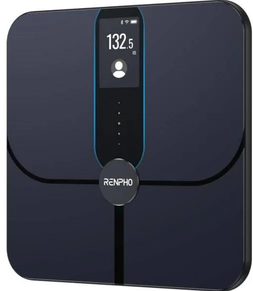 Renpho Cantar corporal inteligent Renpho Elis Nova, 18 parametrii, display TFT 3,5", negru