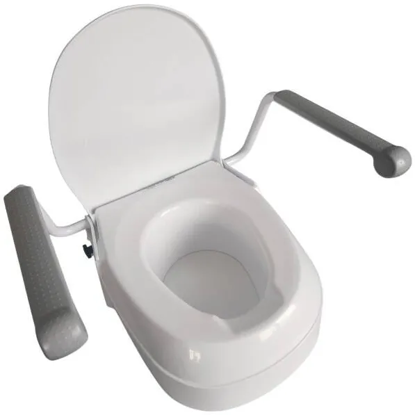 Mobilex Raising toilet seat with handrails