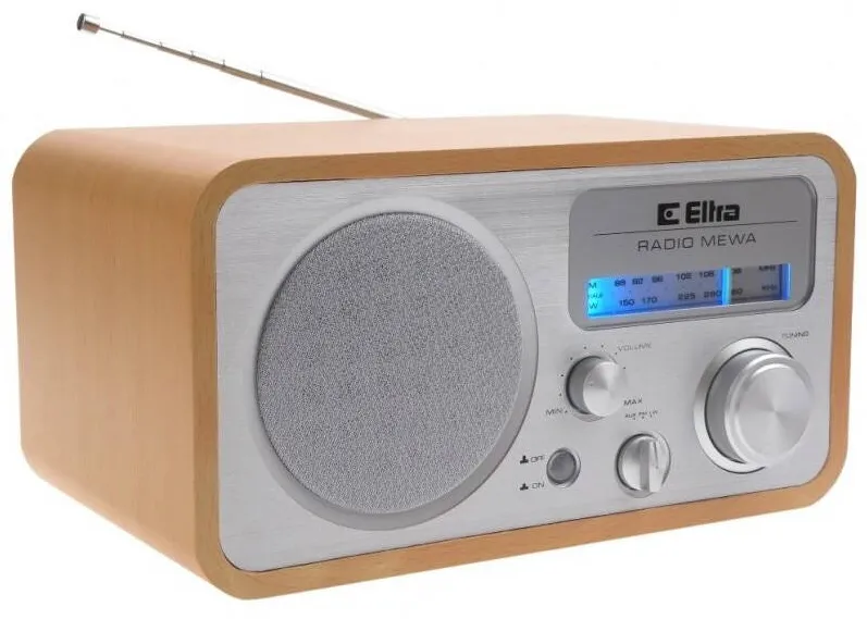 Eltra Radio, Eltra, Lemn, Maro/Argintiu