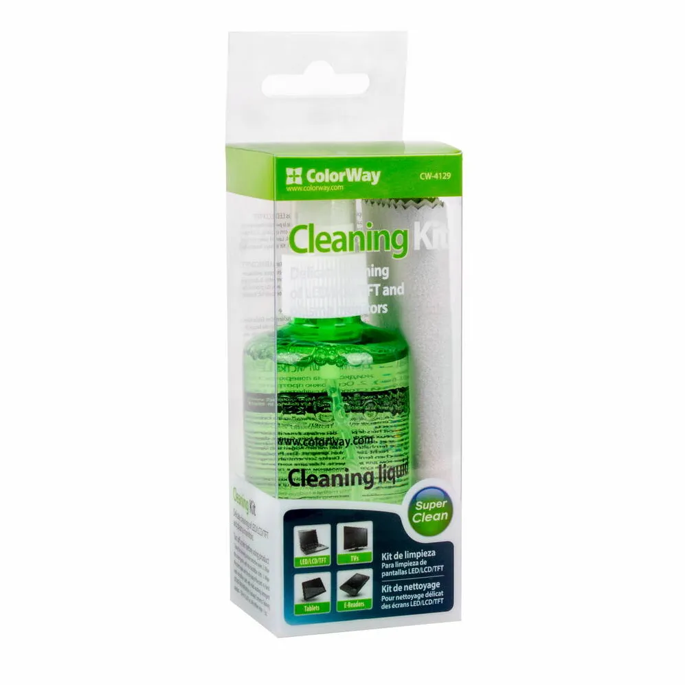 Solutie de curatare ColorWay cleaning kit 2 in 1 for Screen and Monitor Cleaning