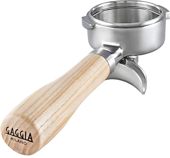 Gaggia Portafiltru profesional original Gaggia, maner lemn, 58 mm