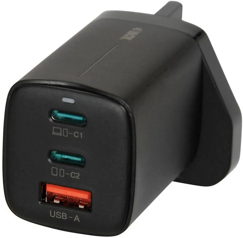IBOX iBOX C-65 Black, GaN 65W universal charger UK plug