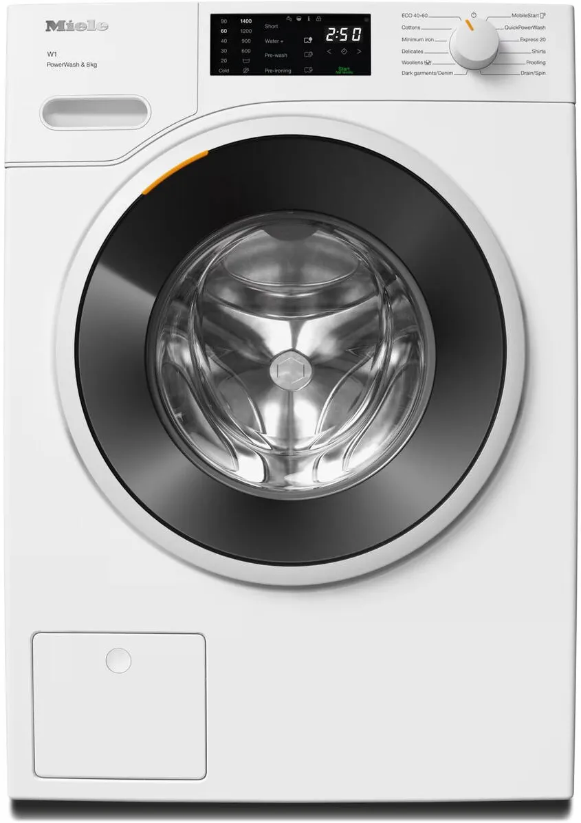 MIELE Masina de spalat rufe WWB 360 WCS, 8 kg, 1400 rpm, Clasa A, CapDosing, AddLoad, Alb