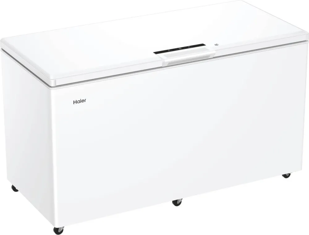 Haier Lada frigorifica HCE520E, 508 l, Low Frost, Super Freezing, Display, Clasa E, Alb