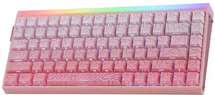 Tastatura AULA HERO84 HE PINK+Gradient+Contour Dragon King RGB AULA gasket keyboard