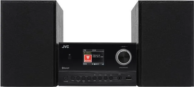 JVC UX-E225B Mini hi-fi system Black