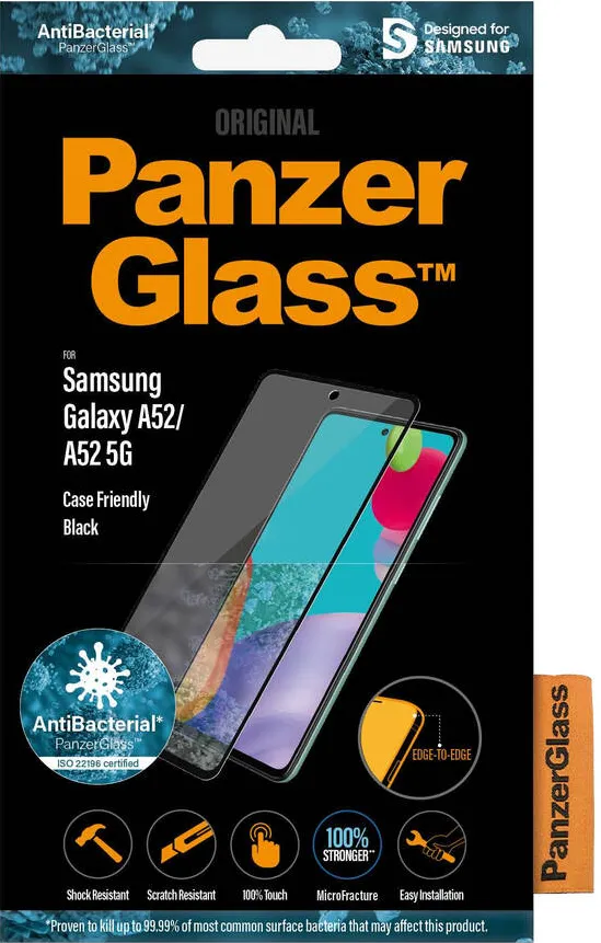 PanzerGlass Folie Samsung Galaxy A52/A52 5G/A52s/A53 5G Case Friendly, Black AB