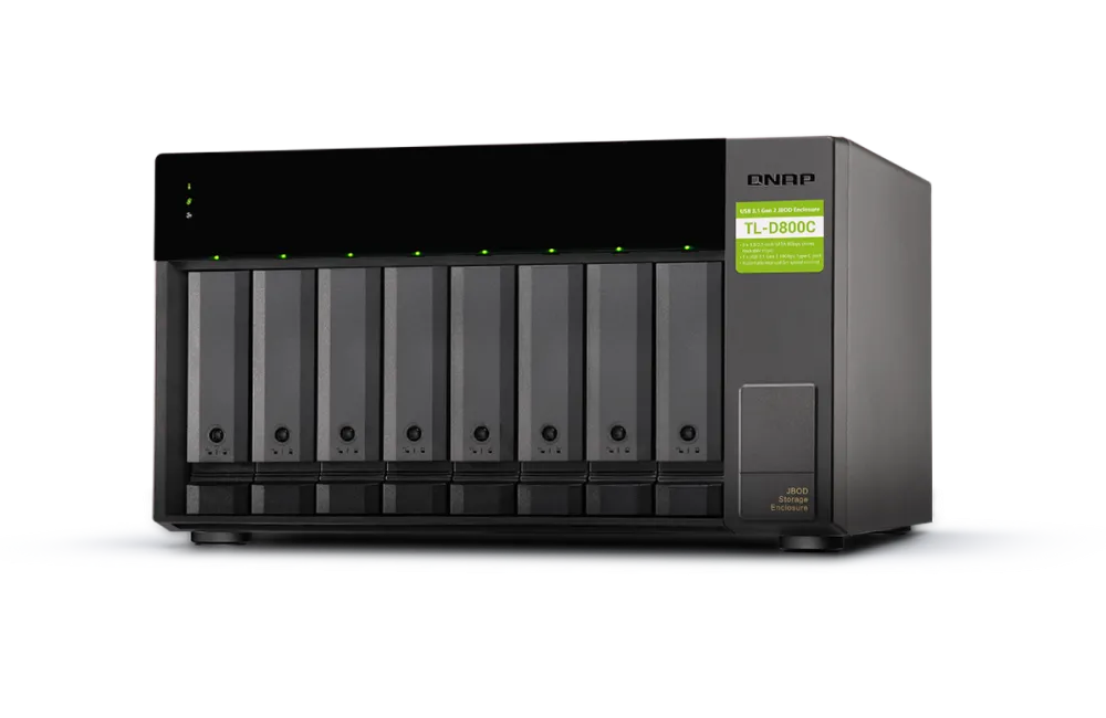 Network Attached Storage QNAP TL-D800C 8-Bay