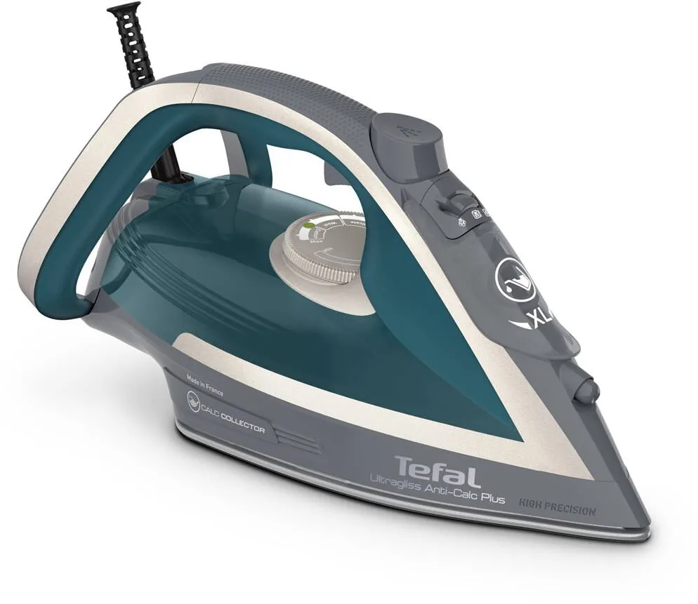 TEFAL Fier de calcat Plus FV6842E0, 2800W, 270ml, Albastru