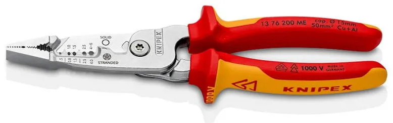 KNIPEX Cleste multifunctional pentru dezizolat VDE 1000V, max. Ø 2.8 mm, Knipex