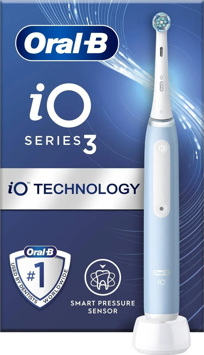 ORAL-B iO3 Series Electric Toothbrush, Ice Blue