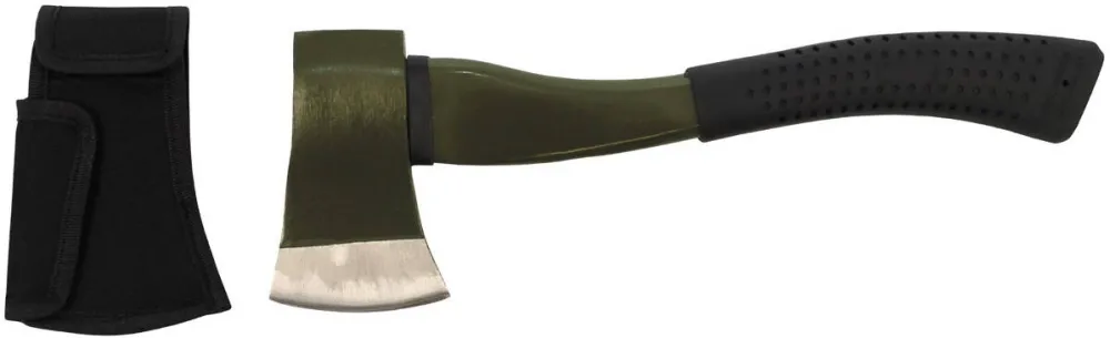 Fox Outdoor Topor camping deluxe cu husa, 38 cm, 0.9 Kg