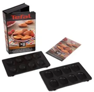 TEFAL XA801512 Madeleine plates, Black