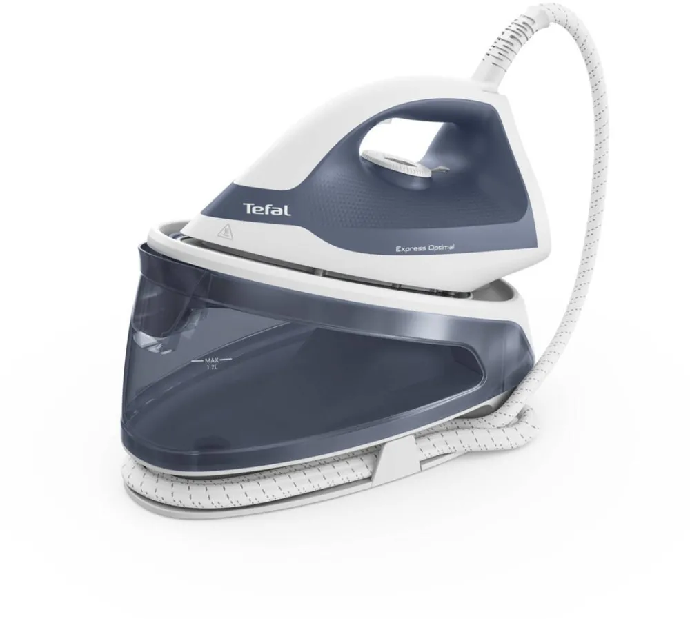 TEFAL Express Optimal SV4110 2200 W 1.2 L Ceramic Express Glide Albastru, Alb