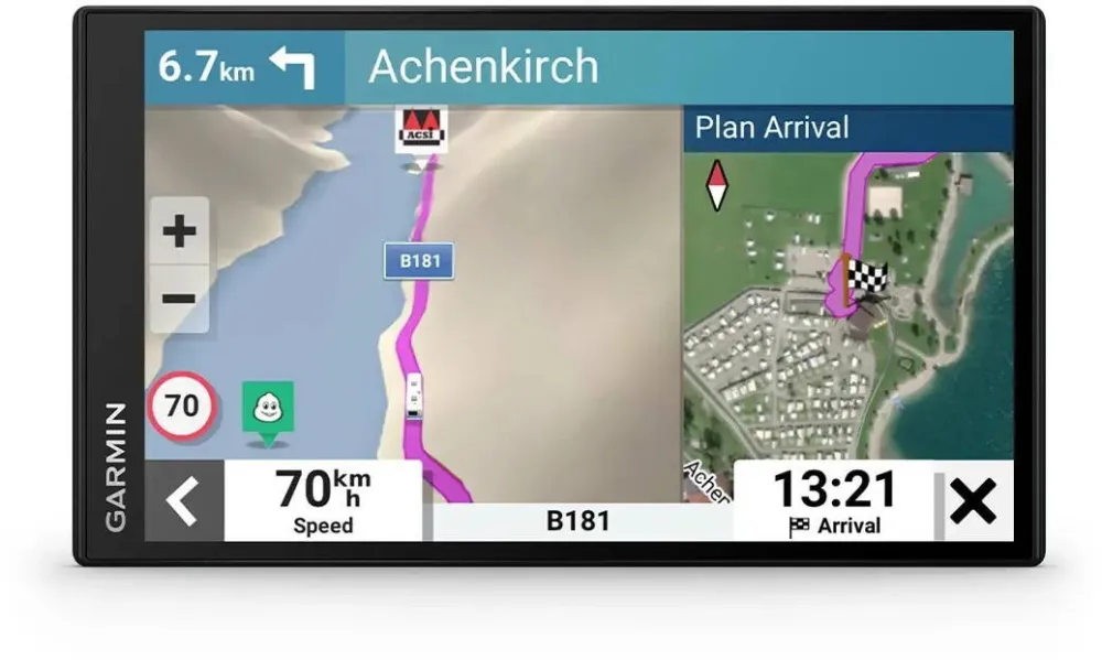 Navigatie GPS Garmin Navigatie GPS Garmin Camper 1095, 10,1 inch, 1280x800px, 3D, negru, 24,5x15,4x2,1cm