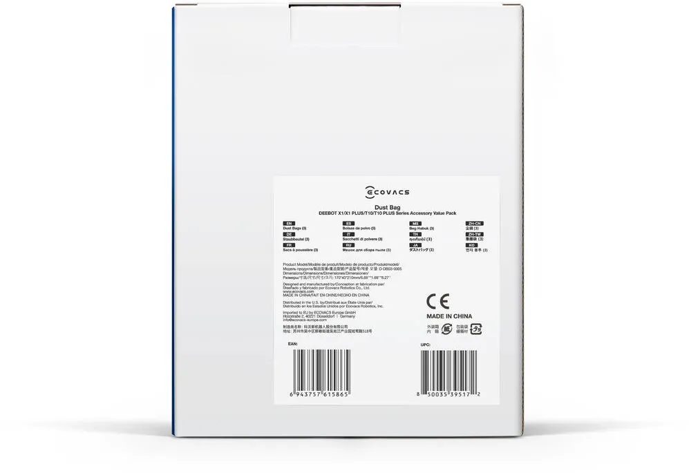 Set accesorii aspirator Ecovacs D-KT01-0022 perie principala, 2 perii laterale, 3 filtre pentru DEEBOT X1/T10
