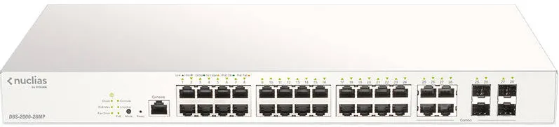 Switch D-Link Gigabit DBS-2000-28MP 370W