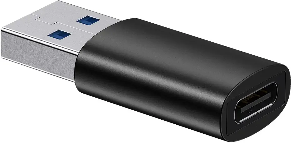 Adaptor Baseus ZJJQ000101, Mini USB 3.1 OTG la USB tip C, Negru