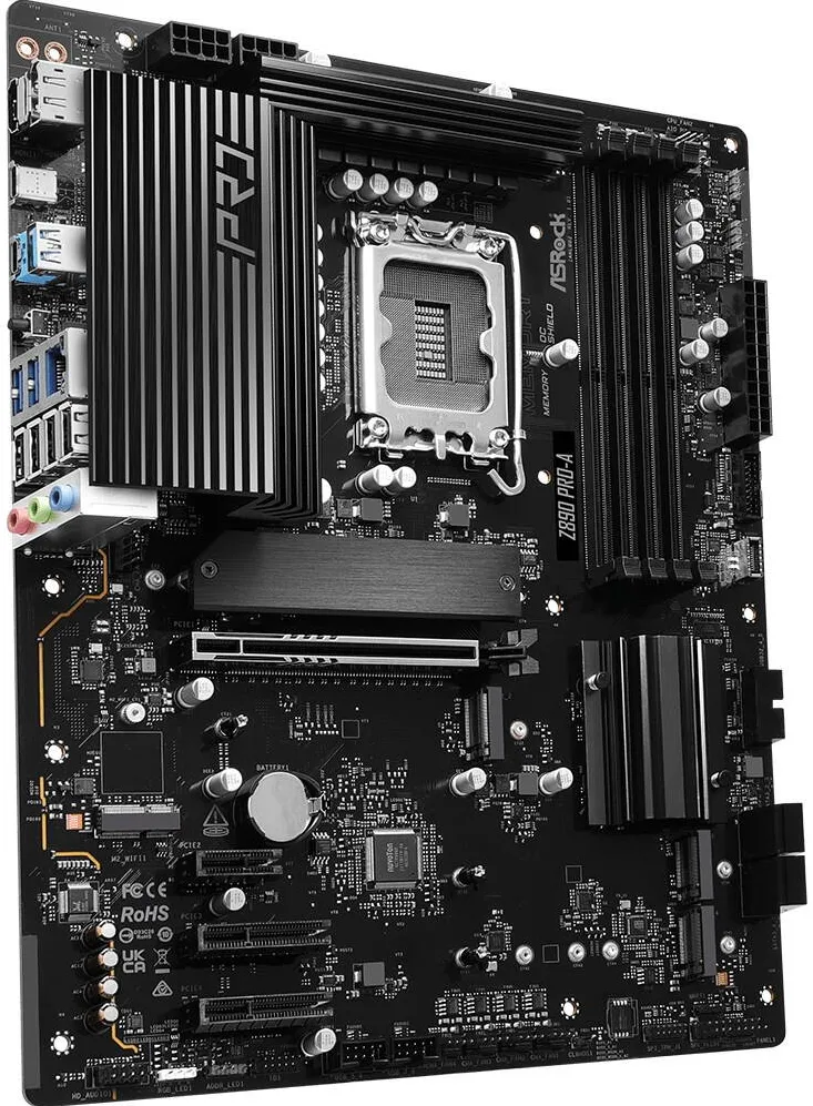 Placa de Baza ASRock Z890 Pro-A Intel Z890 LGA 1851 (Socket V1) ATX motherboard