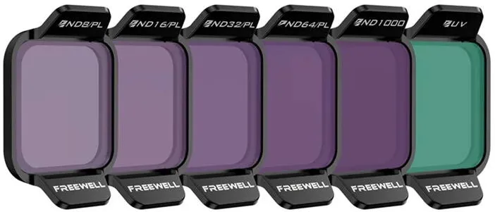 Freewell Set of 6 filters Freewell Bright Day for DJI Flip
