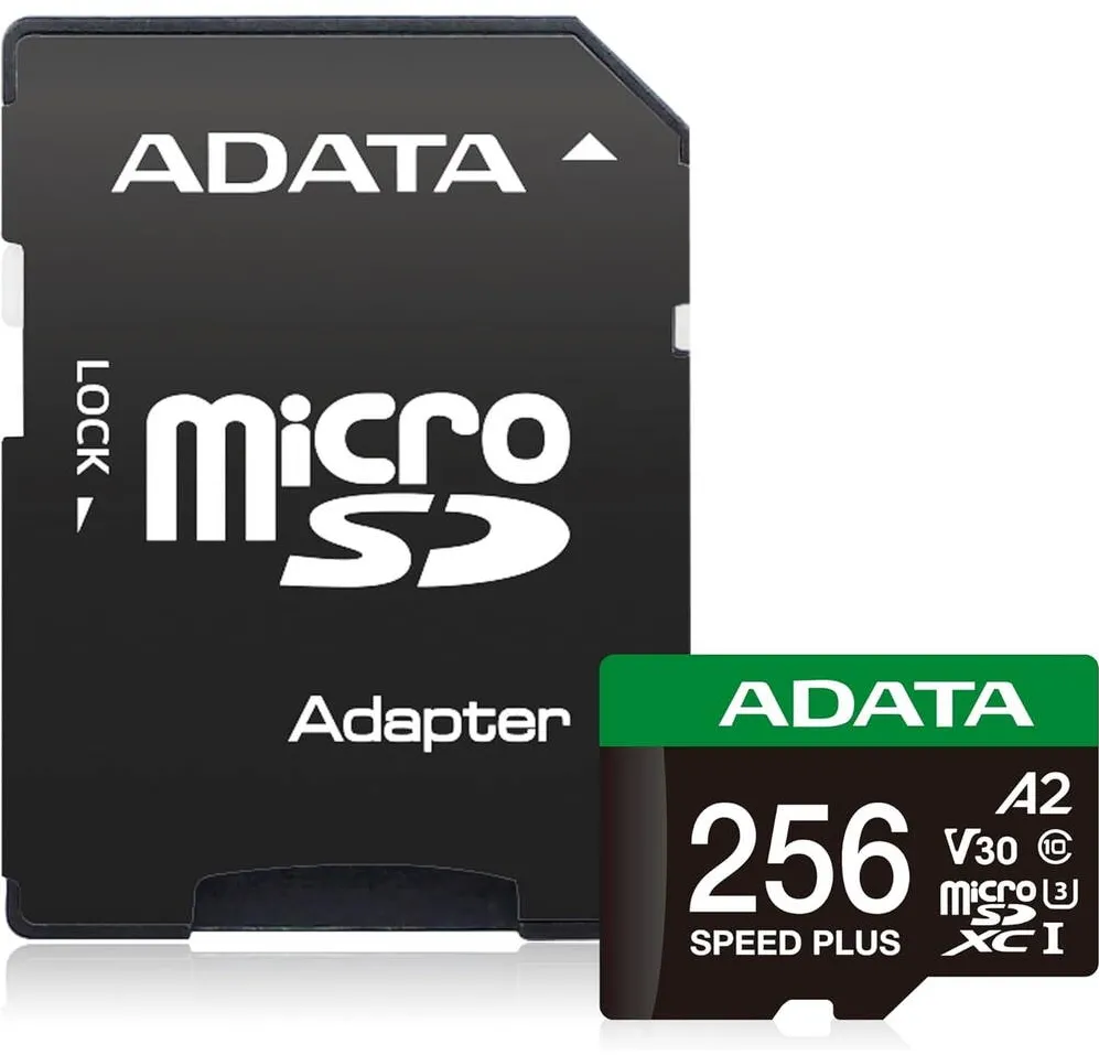 Card de Memorie ADATA microSD Speed Plus card 256GB UHS1 U3 V30 A2 180/160 MB/s