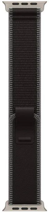 Apple Curea SmartWatch Trail Loop, M/L, 49 mm, Black/Charcoal - Natural Titanium Finish