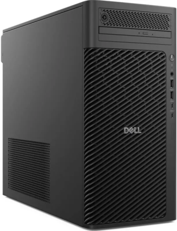 Sistem desktop Dell Desktop Dell Pro Max Tower T2 FCT2250, 1500W (80 Plus Platinum) PSU, ENERGY STAR Qualified, EPEAT Gold with Climate+, Intel Core Ultra 9 285K (36 MB cache, 24 cores, 24 threads, 3.2 GHz to 5.7 GHz, 125W), NVIDIA RTX 5000 ADA, 32 GB