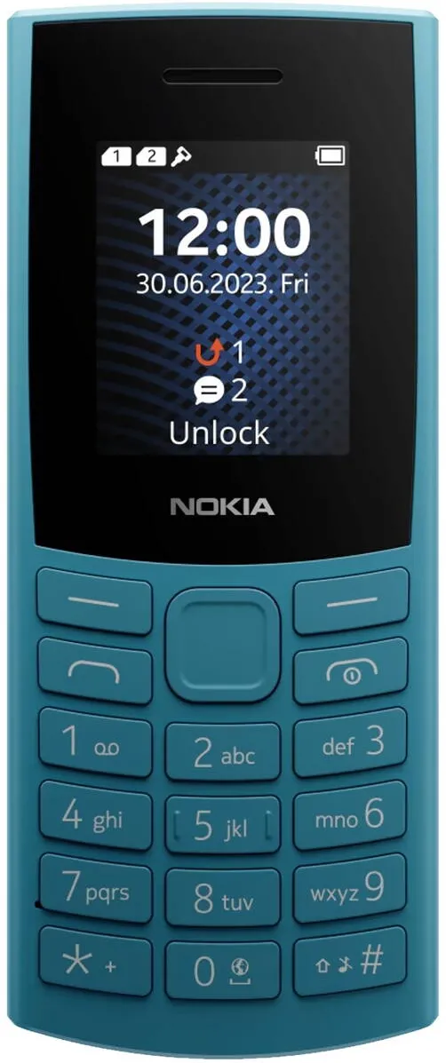 Telefon Mobil NOKIA Telefon mobil Nokia 105 (2023), Dual SIM, 4G, Ocean Blue